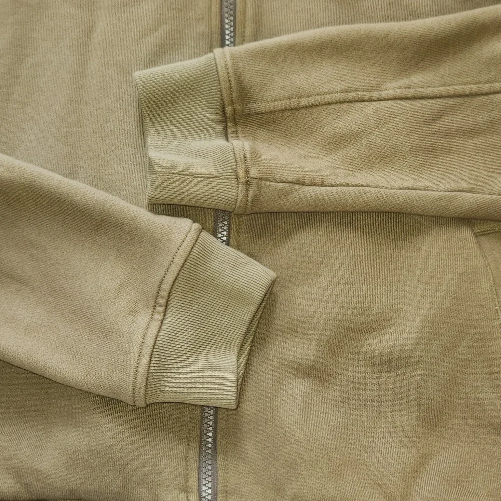 NWOT Everlane olive green organic cotton zip-up jacket sz M